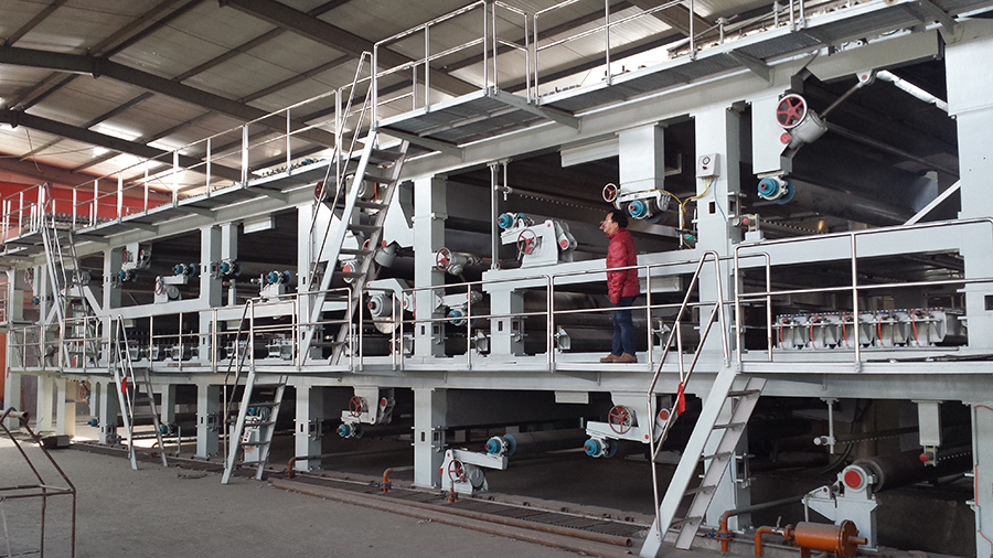 100TPD Three Wire Foudrinier Paper Machine