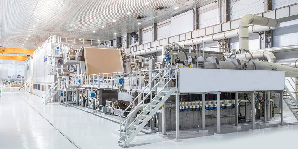 Corrugated paper machine